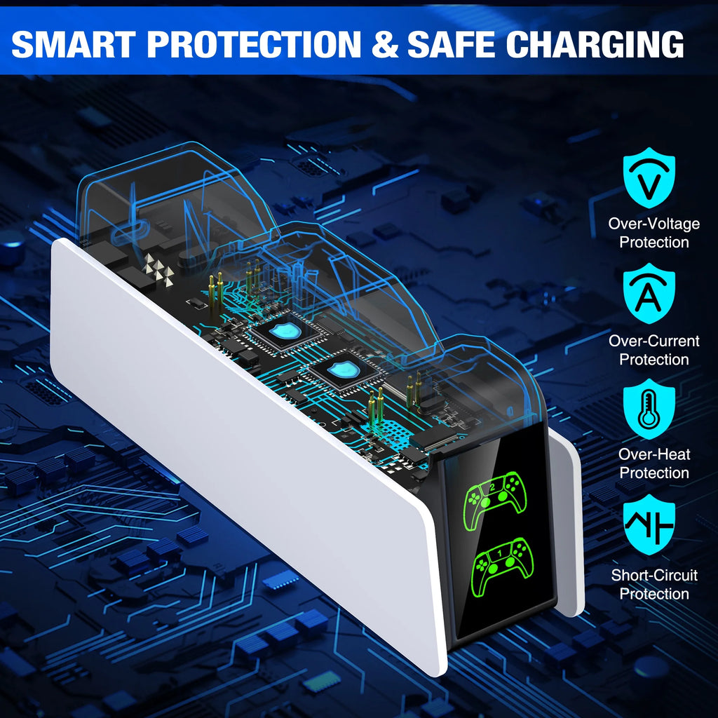 PS5 Controller Charging Station-Ps5 Controller Accessories