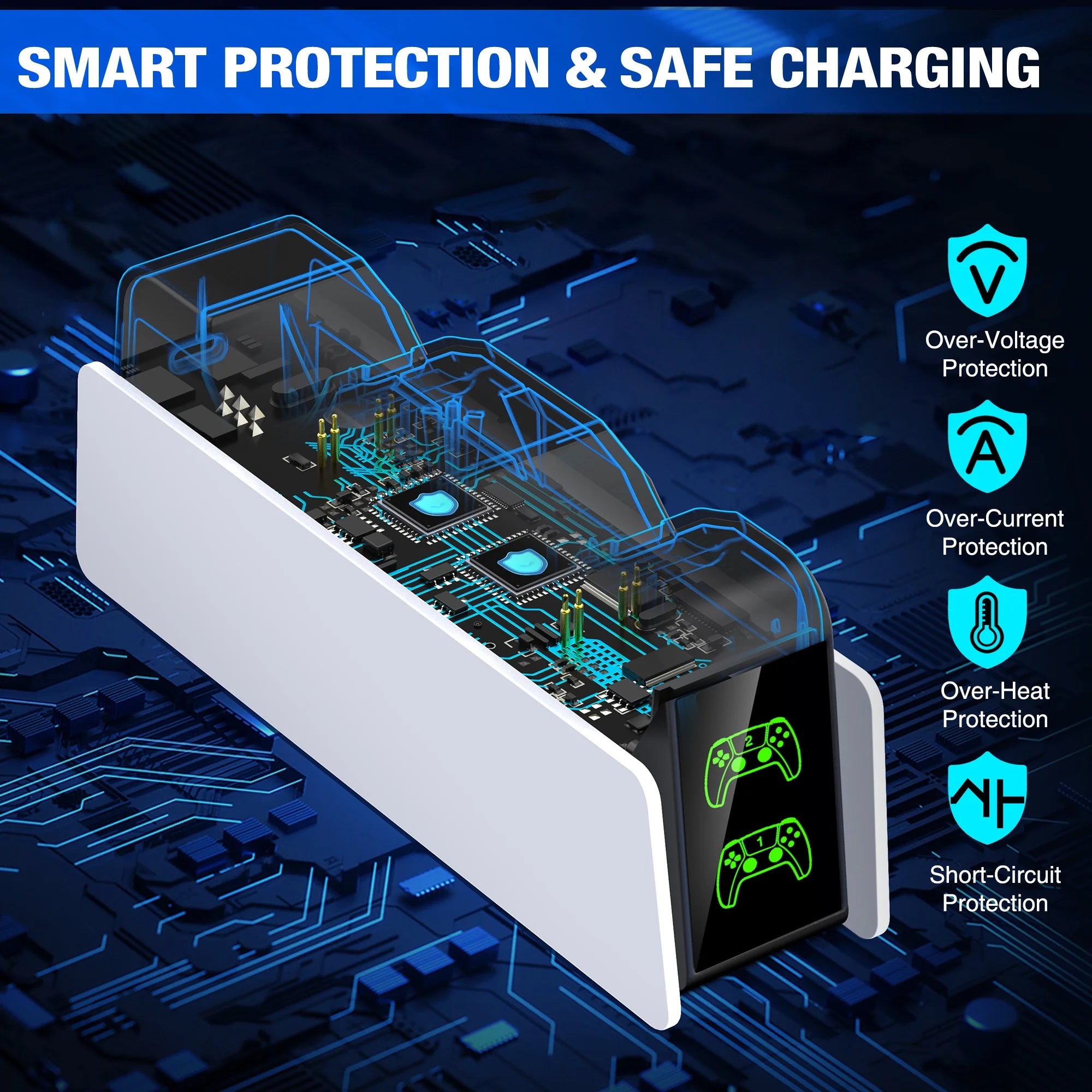 PS5 Controller Charging Station-Ps5 Controller Accessories